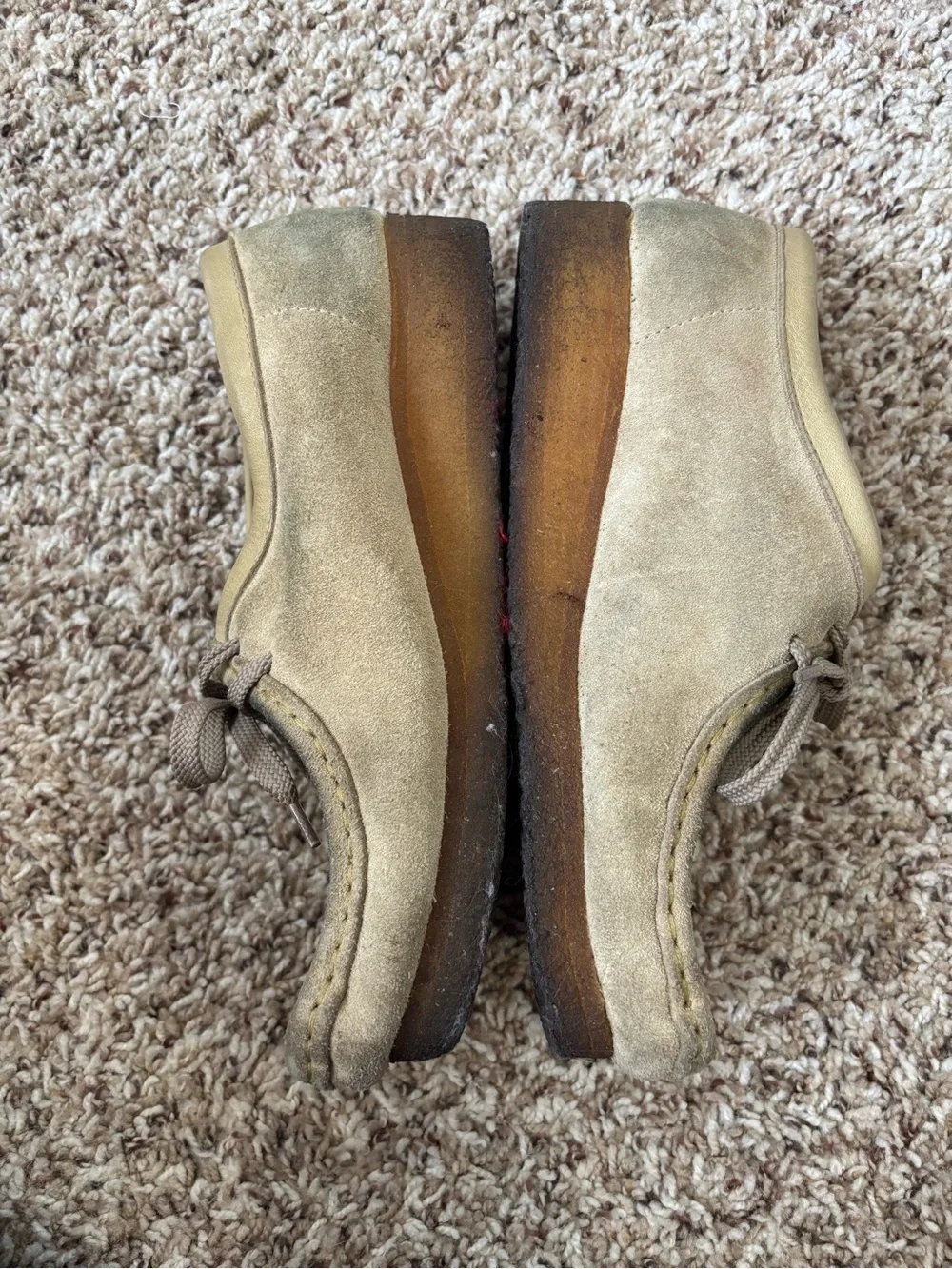 Clarks Original Wallabee Low Maple Suede Loafers-8.5M